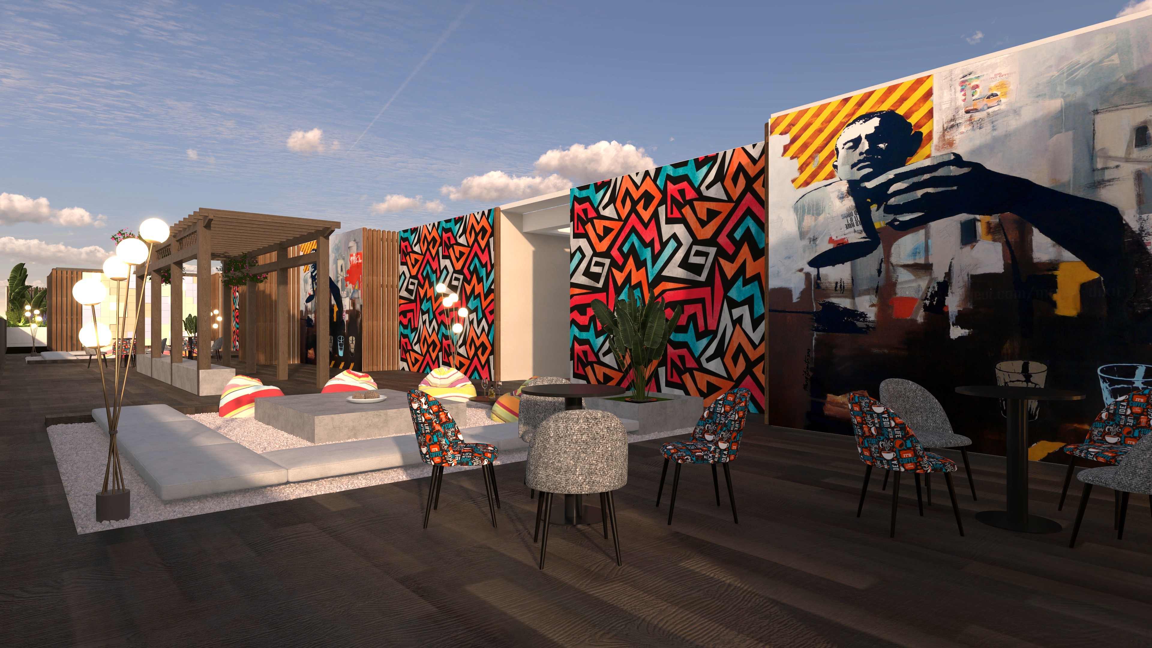 Rooftop Sitting Area